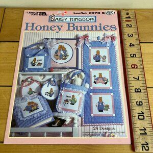 Honey Bunnies Cross Stitch Pattern Book Leisure Arts 2878 Daisy Kingdom 1995